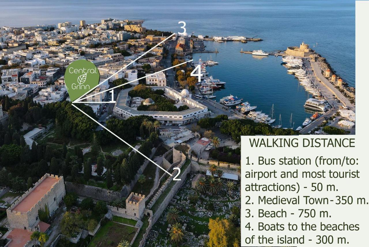 Apartmán Grinn-in The Heart Of Rhodes,new&stylish!